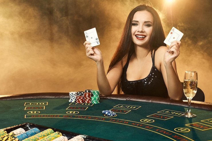 Inside and outside bet zones Roulette betting layout on tisu table